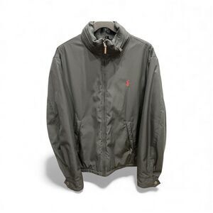 Polo by Ralph Lauren Men's Black Jacket hood in collar.XL/TG